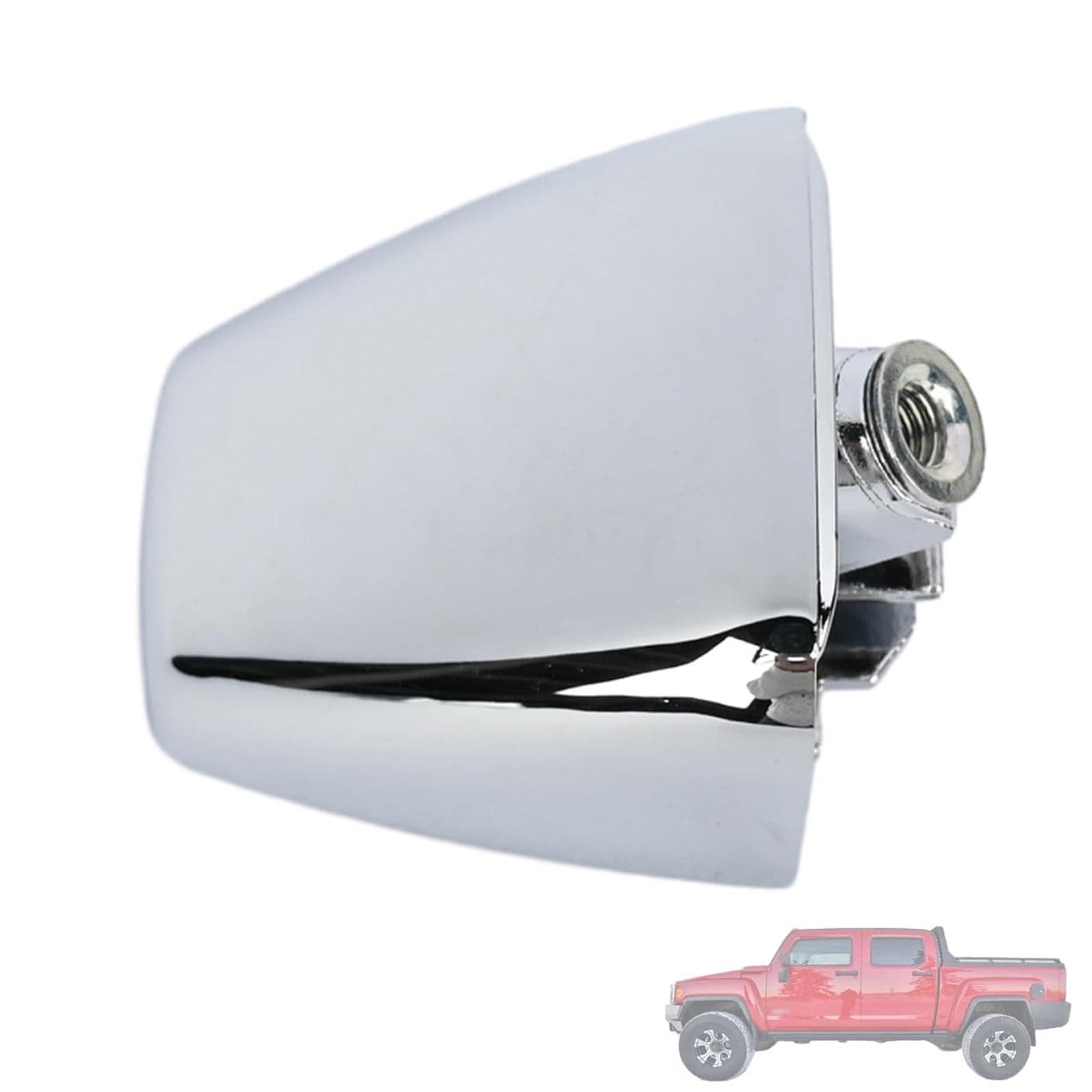 Getfarway Front Or Rear Exterior Door Handle End Cap Chrome Compatible with 20062010 Hummer H3 H3T 15932907