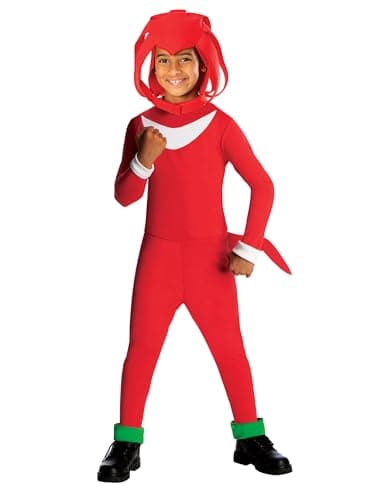 Rubies Sonic the Hedgehog Knuckles The Echidna Costume for Kids Boys Small