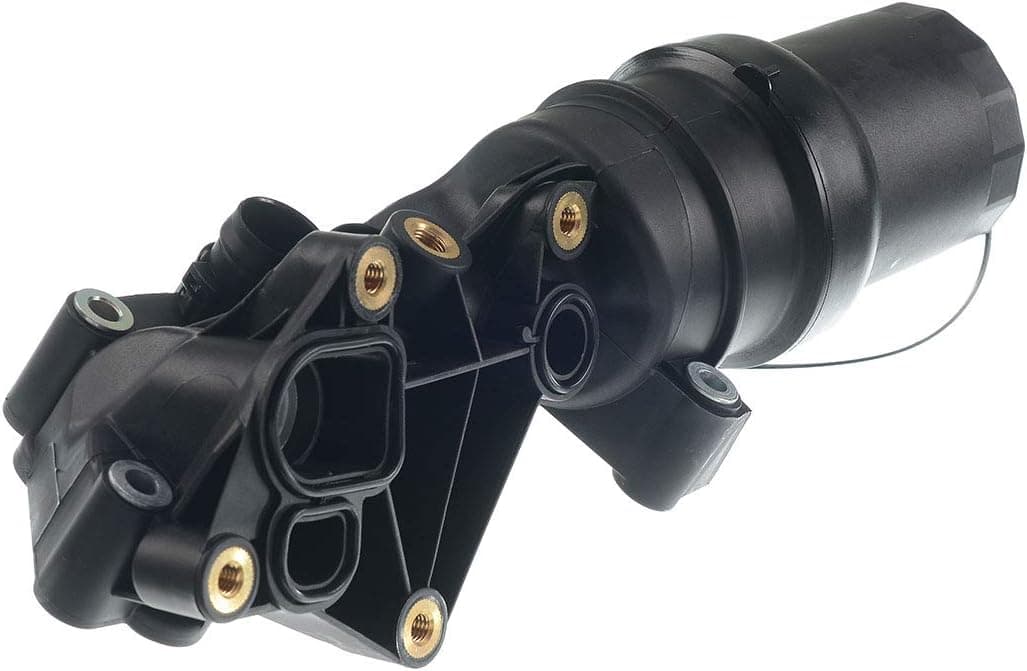 YHTAUTO Engine Oil Cooler Filter Housing Assembly for Audi TT Quattro, Volkswagen Jetta, Beetle, Golf, Passat, Rabbit - l5 2.5L