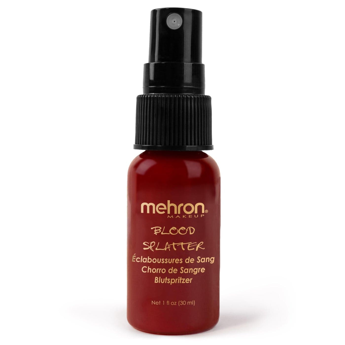 Mehron Makeup Blood Splatter Professional Fake Spray Blood Performance Halloween Face Paint Costumes Special FX 1 fl oz 30 ml
