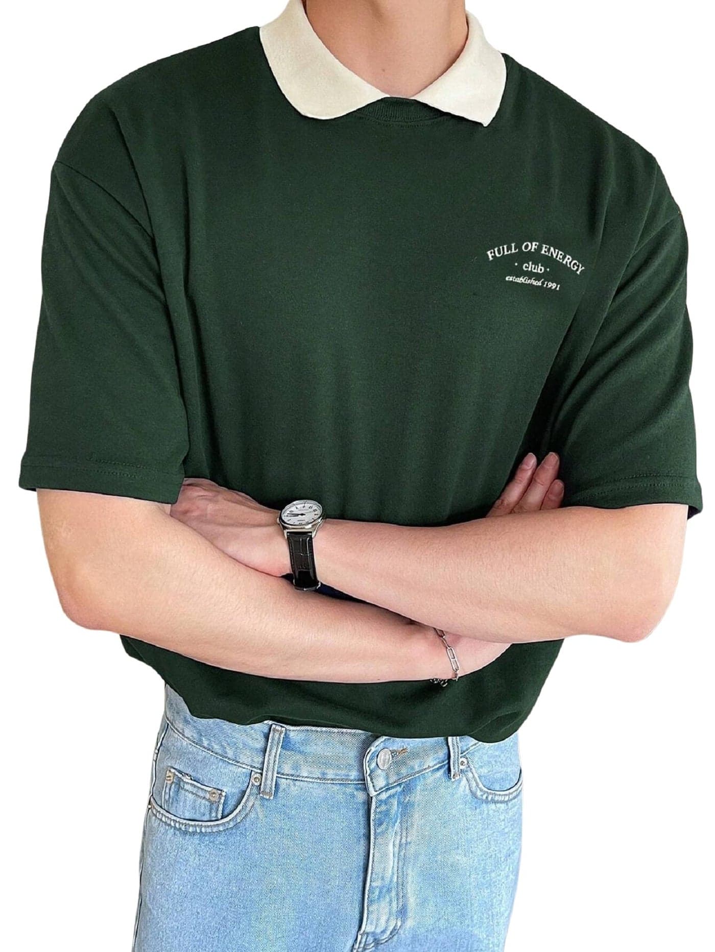 Lymio T-Shirt || Men for T Shirt (T-54-57) (in, Alpha, M, Green)