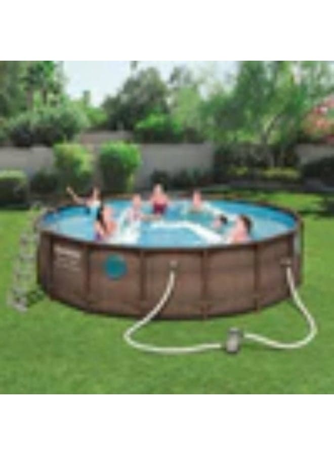 Bestway Power Steel Swim Vista Series II Round Pool 4.88mx1.22m 56725