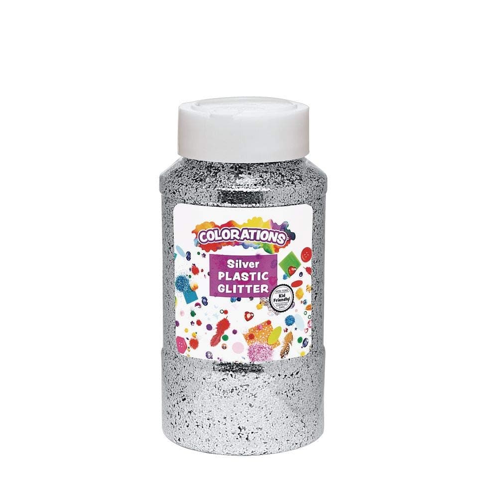 Plastic Glitter Silver