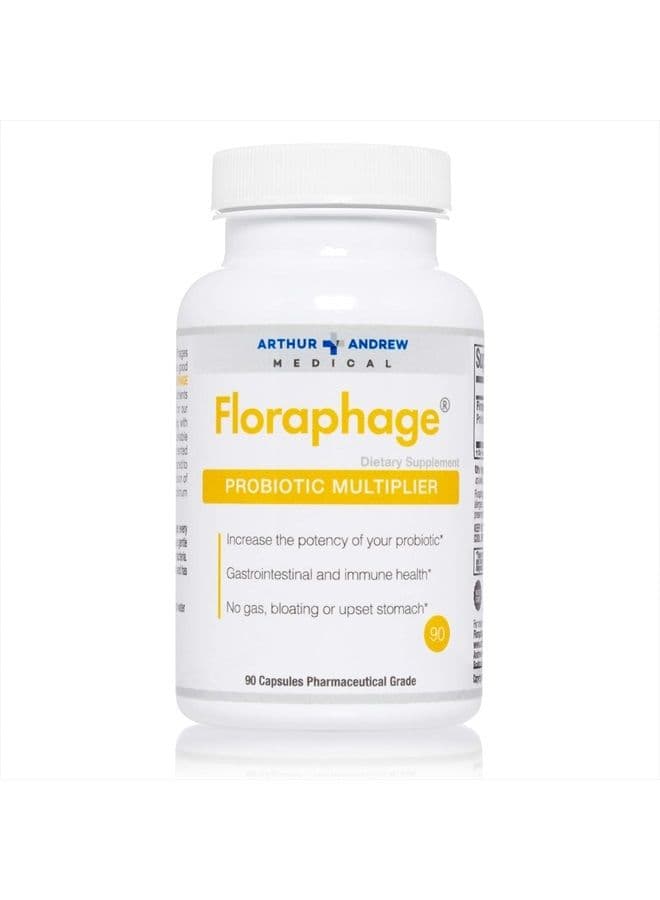 , Floraphage, Prebiotic Formula and Probiotic Multiplier, 90 Capsules