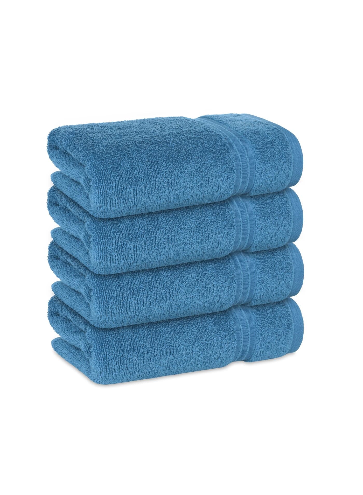 Bliss Casa 4-Piece 100% Combed Cotton Hand Towels - 550 GSM Quick Dry Highly Absorbent Hand Towel Set - Thick Soft Hotel Quality Towels for Hand And Spa 16x28 Inch