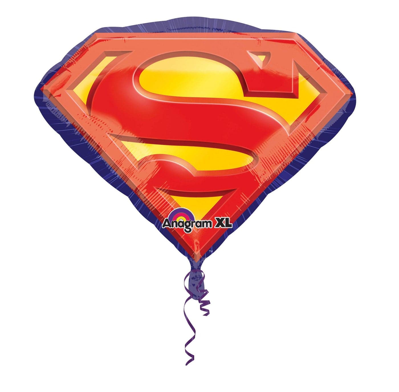 Anagram International 10022957 International Superman Emblem Pack Balloon 26 Multicolor