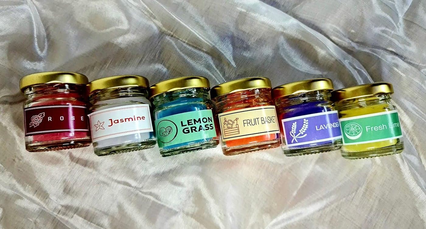 homemade scented 125mlJar Candle Set of 2 Fragrance Candles for Home Scented Candles Jar Candles Fragrance Candle Home Decoration 2