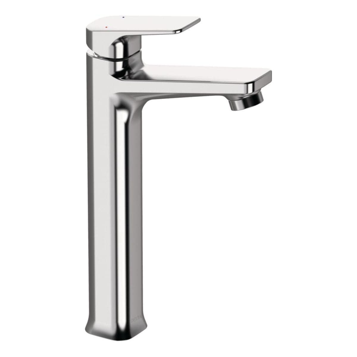 Delta Faucet Single Handle Tall Lavatory Faucet Without Pop-Up Drain I Bathroom Tap for Home I Basin Mixer I Polished Chrome I 44425-P