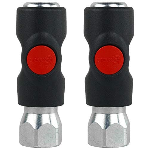 2 Prevost Push Button Automotive Style Truflate Air Coupler 1/2" NPT USI061203