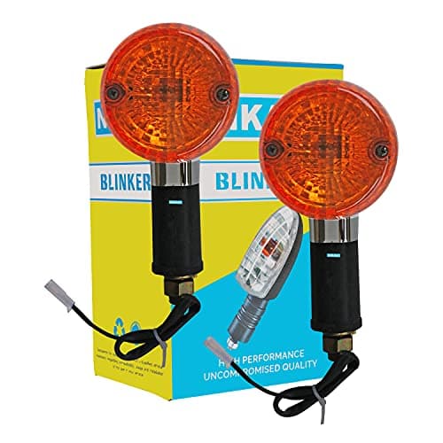 NIKAVI INDA35 Blinker Indicator Assly. Compatible for Royal Enfield Bullet (Set of 2)