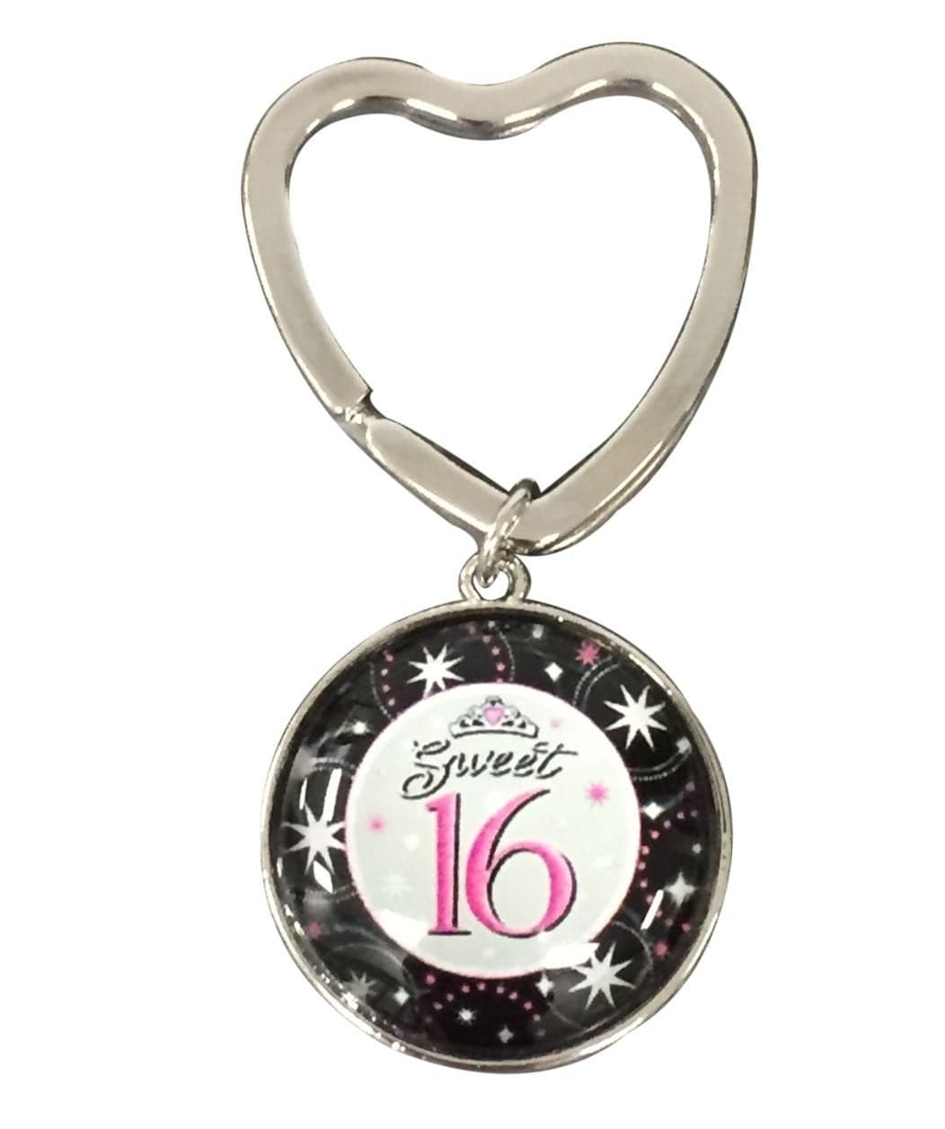 Infinity Collection Sweet 16 Keychain - Sweet Sixteen Gift for Girls