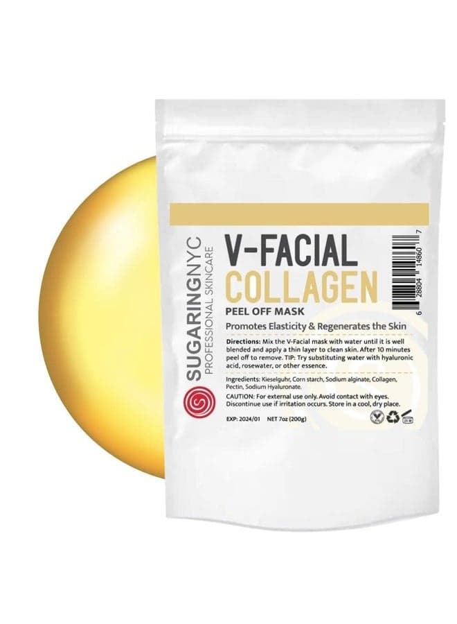 Vajacial Mask Collagen with Collagen Micro Elements V-Facial by Sugaring NYC 7oz 200g