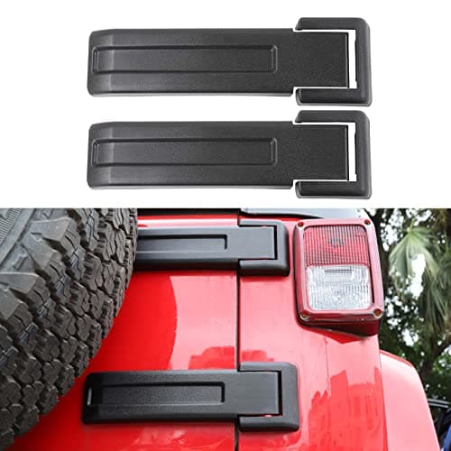 JeCar Tailgate Hinge Cover for 20072017 Jeep Wrangler JK Unlimited 1 Pair