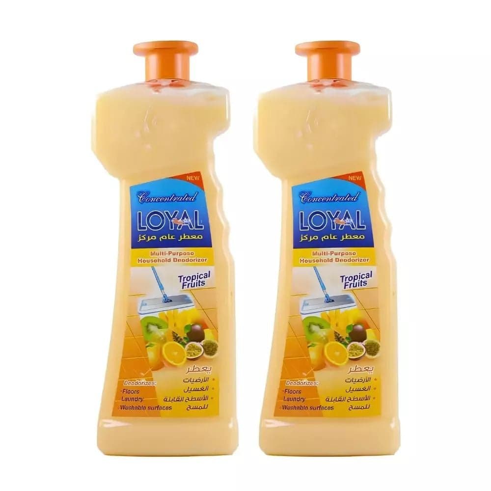Loyal Concentrated Tropical Fruits Scented Multi-Purpose Household Deodorizer- 2X2100ml Super Saving Pack