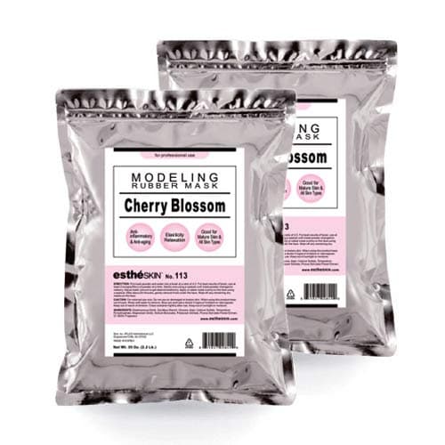 No113 Cherry Blossom Modeling Mask Powder for Professional Facial Treatment 35 Oz 2 Pack Soothing Elasticity Boost Ideal for Sensitive Mature Skin Made in Korea KBeauty