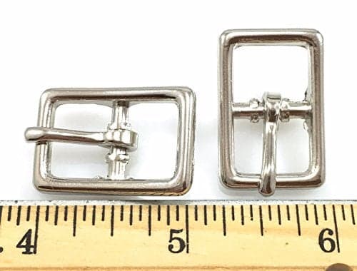 Dangerous Threads Center BAR Buckle Buckles 1/2" Nickel Finish 25 Pieces