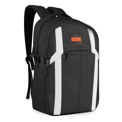 Nordia Black TechShield Laptop Backpack – Water-Resistant Business & Travel Bag, Anti-Theft Design, and Multiple Compartments