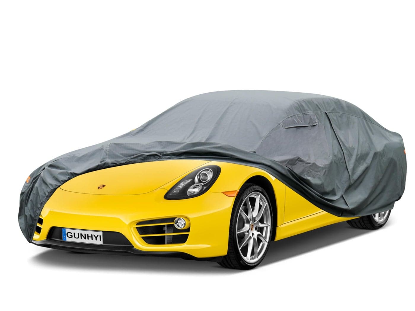 GUNHYI 16 Layers Car Cover for Coupe Sports Sedan Waterproof All Weather Universal Fit Audi TT BMW Z4 Porsche 718 Boxster Cayman Nissan Versa240SX Subaru BRZ Mazda RX8 Toyota Supra etc