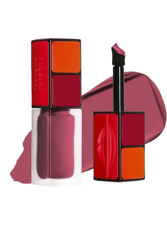 MAKE UP FOR EVER Artist Liquid Color 808 Boundless Berry – Deep Berry Waterproof Liquid Blush for Lip & Cheek, 6ml