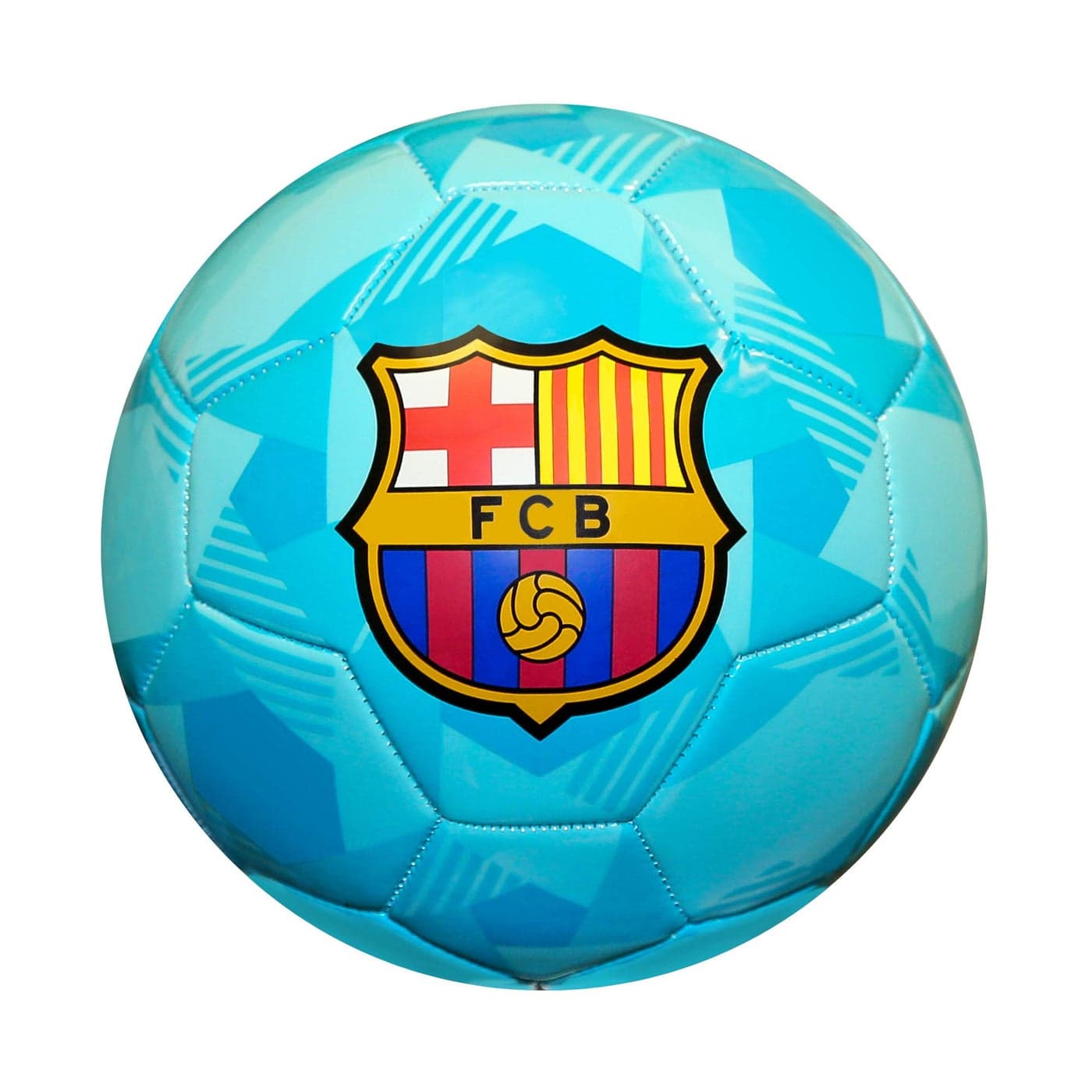 Icon Sports Official FC Barcelona Soccer Ball FCB90BL Teal Size 5