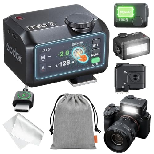 Godox iT30pro F TTL Mini Flash Trigger GODOX Authorized Distributor iT30 Pro F for Fuji IT30 Pro for Fujifilm TTL Flash Wireless Master Receiver HSS 18000 Second 24G Wireless
