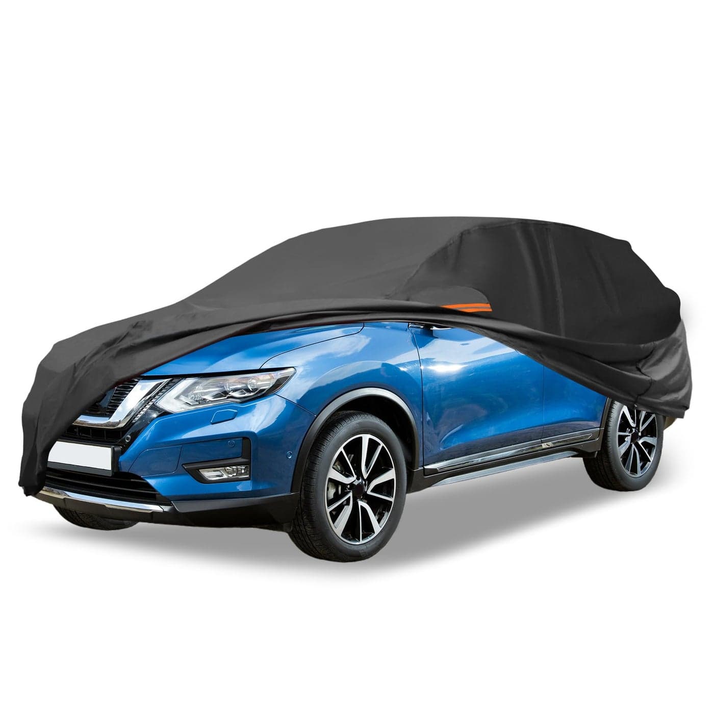 ACROPIX Car Cover Waterproof All Weather Full Exterior Cover Rain Hail Sun Protector Car Cover Black Fit for Nissan XTrail 20102024 with Door Zipper Pack of 1