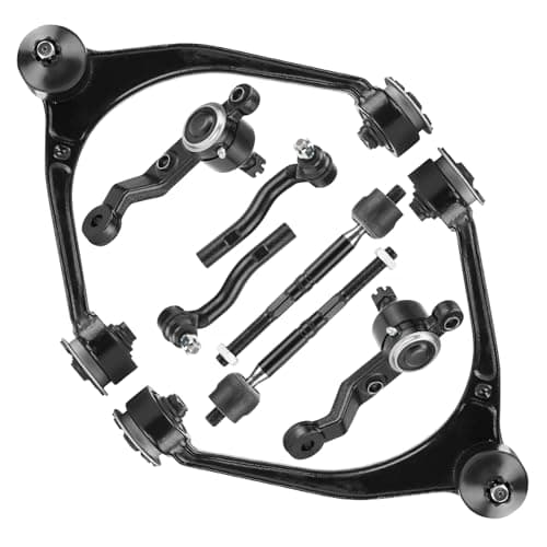 Front Upper Control Arm w/Ball Joint for Lexus GS300 1998-2005, GS400 1998-2000, GS430 2001-2005, Left & Right Outer Tie Rod End, Driver & Passenger, 8Pcs Suspension Kit K620336 K620335 K500102