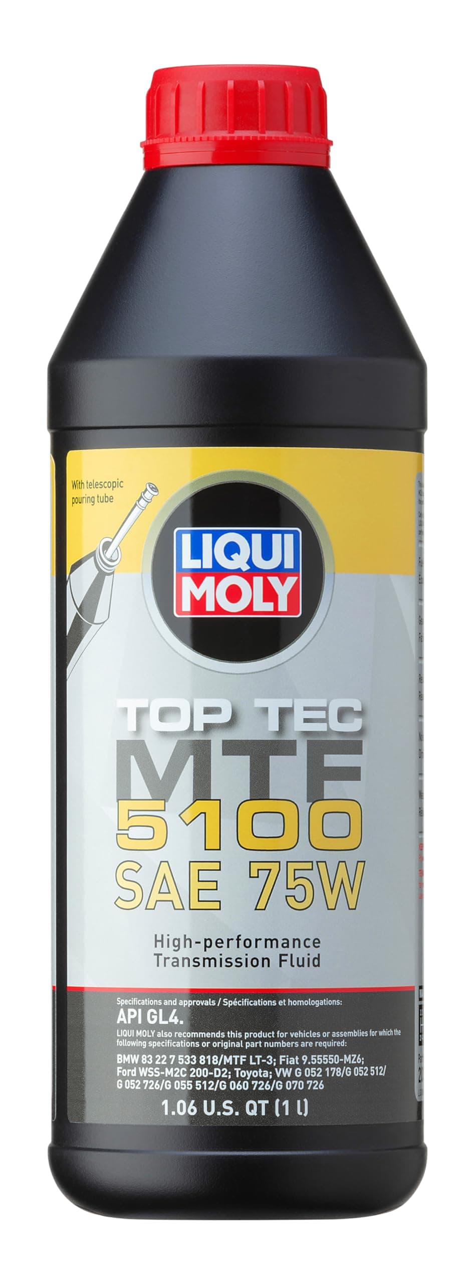 Liqui Moly Top Tec MTF 5100 SAE 75W | 1 L | Gear Oil | Hydraulic Oil | SKU: 20352