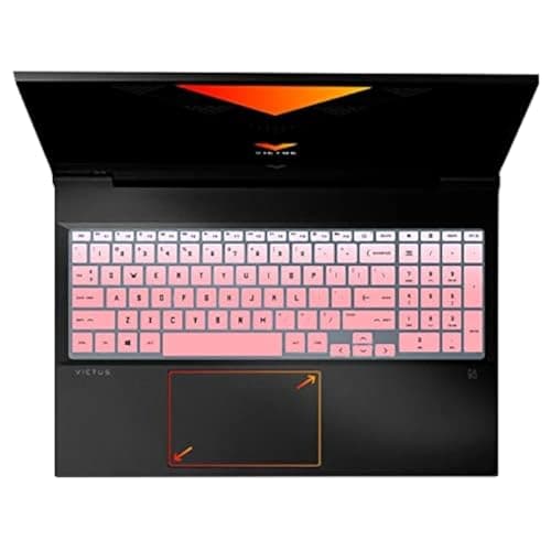 LAPRITE Premium Keyboard Cover Protector Fit with Victus by HP Ryzen 5 5600H 16.1-inch FHD Gaming Laptop Model 16-e0162AX - Gradient Pink