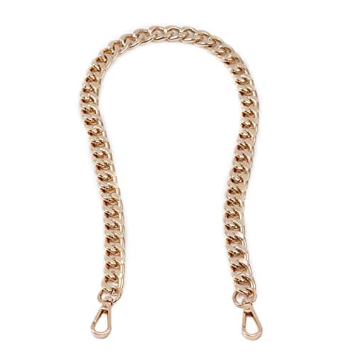Xiazw Medium Size Fabulous Metal Shoulder Crossbody Purse Strap Replacement Bag Chain Accessories (26‘’, Gold)