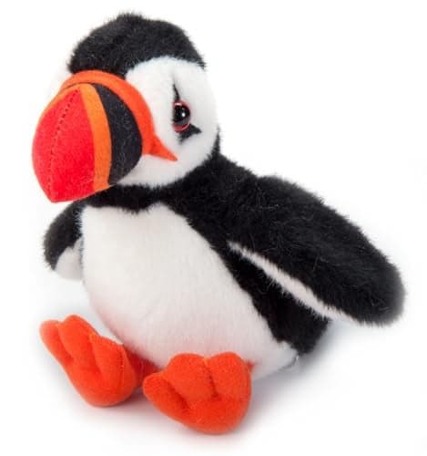 The Petting Zoo Puffin Stuffed Animal Plushie Gifts for Kids Wild Onez Babiez Sealife Animals Puffin Plush Toy 6 Inches
