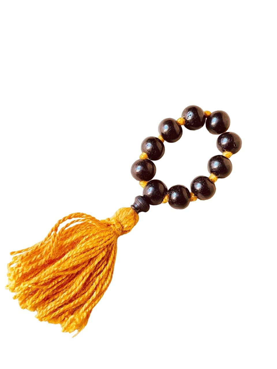 RDK Ebony Finger Mala For Wearing and Pooja (9+1) Karungali Kattai Mala For Japa and Gifting