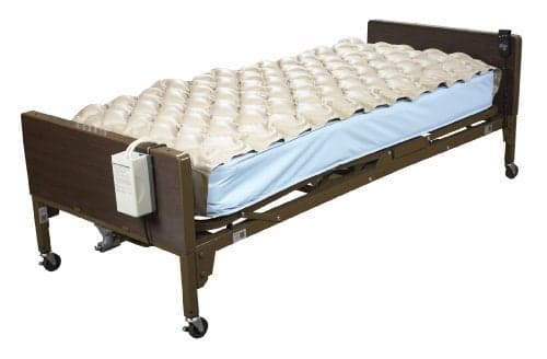 Drive Medical Med Aire Alternating Pressure Pump and Pad System, Fixed Pressure, 78" x 36"