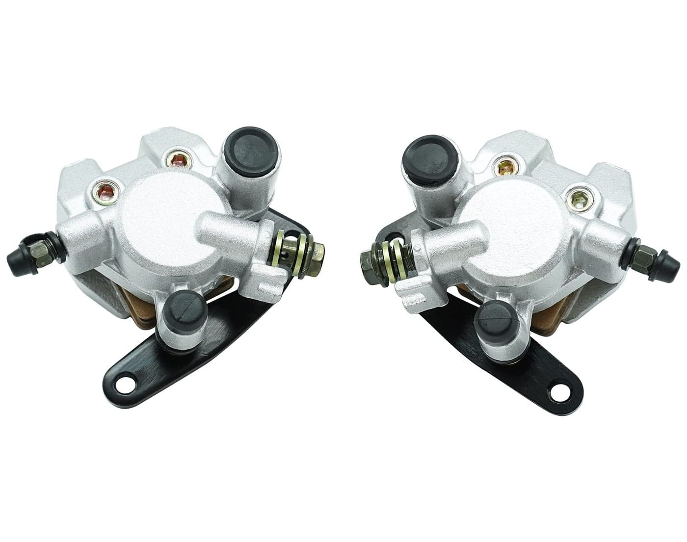 M MATI Front Left Right Brake Calipers Pads for Yamaha Banshee Big Bear Grizzly Kodiak Raptor Warrior Wolverine YFM 125 250 350 400 450 660 YFZ350 3GD2580T0100 3GD2580U0100