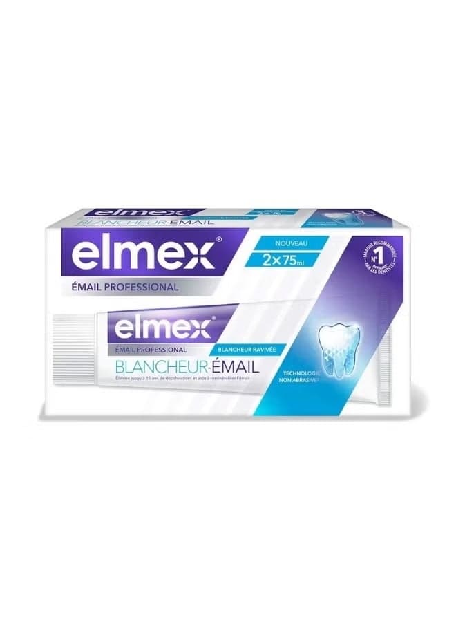 Enamel Professional Enamel Whiteness 2 x 75ml