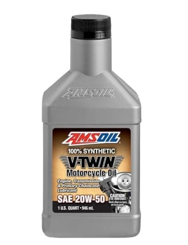 AMSOIL Full Synthetic Motorcycle Oil 20W50 ONE US QUART 946 ml