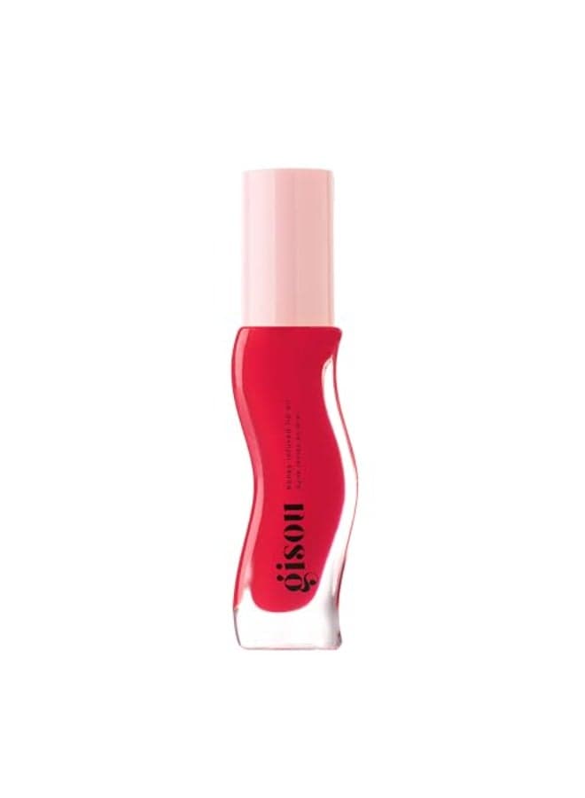 Gisou Honey Infused Hydrating Lip Oil Nourishing Lip Moisturizer for Dry Lips 027 fl oz Strawberry Sorbet