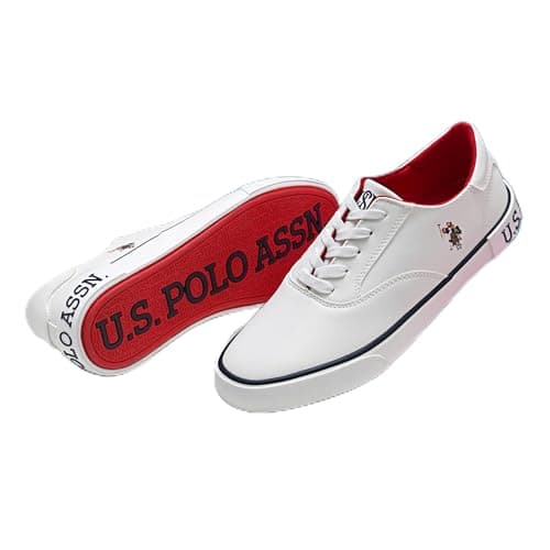 U.S Polo Assn. Women Parker 2.0 Round Toe Casual Sneakers White
