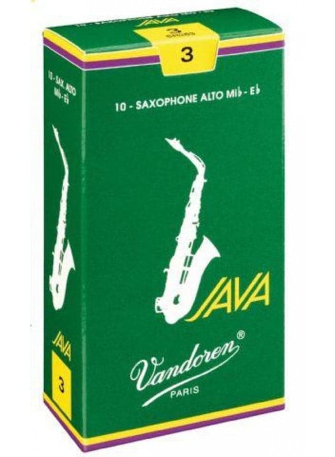 Vandoren SR2635 Alto Sax JAVA Reeds Strength 3.5; Box of 10