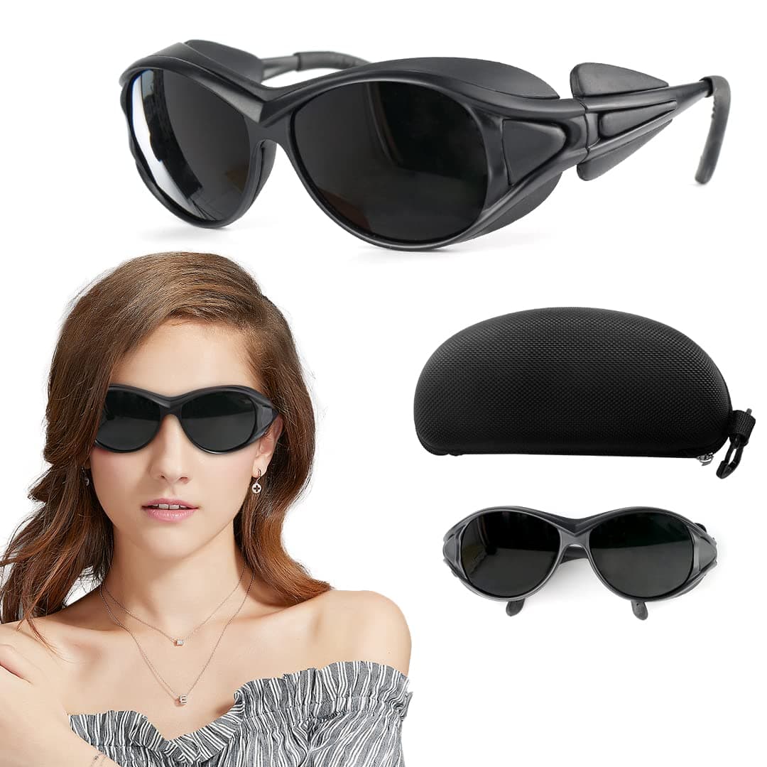 ULTREMA Red Light Therapy Glasses Eyes Protection for Tanning Goggles IPL Laser Safety Glasses 2002000nm Eye Protection for Red Light Therapy