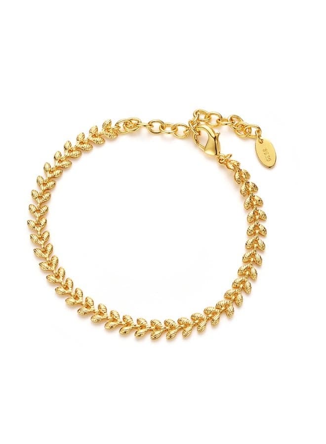 Gold Plated Minimalist Fashion Bracelet