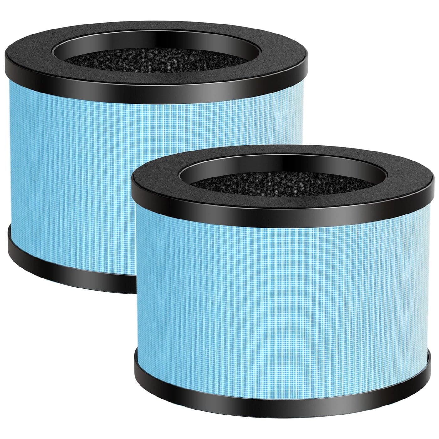 MK01 MK06 DHJH12 TZK1 Filter Compatible with ToLife TZK1 for FreAire KN6391RGB MK01 MK06 for VOOPNU DHJH12 Upgraded 4in1 Efficient Filter for MK01 Air Filter Replacement 2 Pack