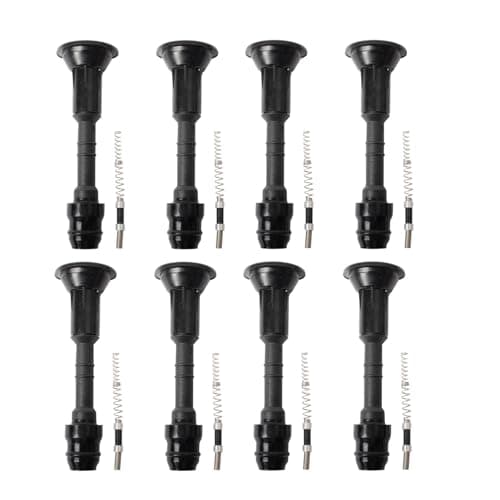 TRQ Ignition Coil Boot Set Compatible with 2004-2006 INFINITI QX56 2005-2006 Nissan Armada 2004 Pathfinder Armada 2004-2007 TITAN