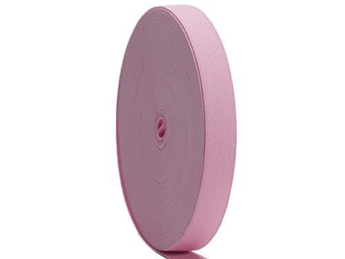Pink Knit Elastic Band for Sewing 20mm 4/5 inch 40 Yards Flat High Elasticity Straps- Wide Stretchy Knit Elastic Bands for Pants-Waistband-Wigs-Bedspread-DIY Sewing Crafts