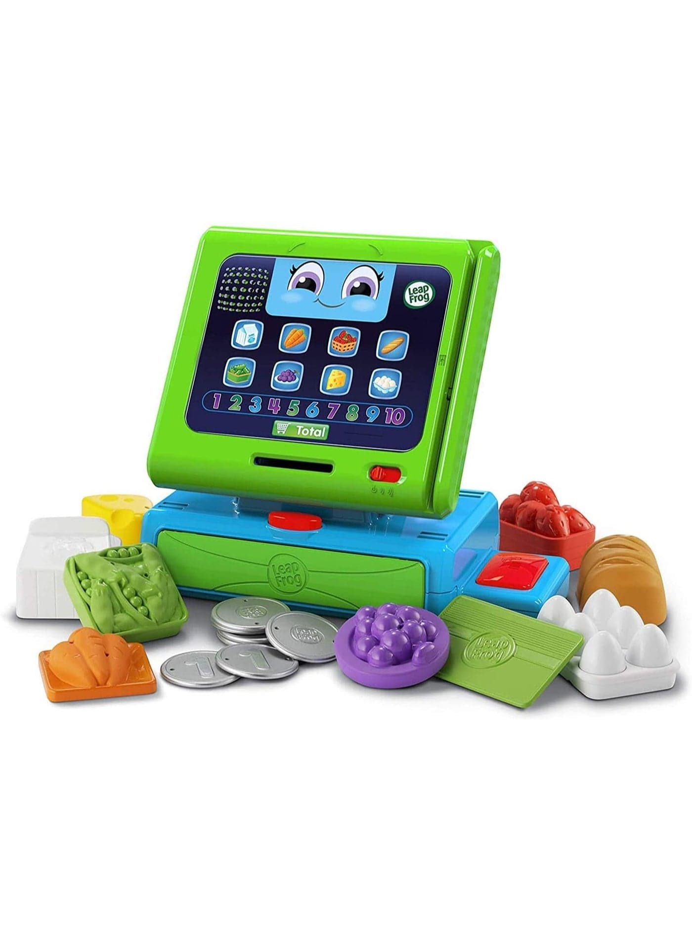 Leapfrog Count Along Till Educational Interactive Toy Shop With 20-Piece Pretend Play Set, Teaches Numbers, Counting And Colours, Toy For 2 3 4 Years Girls & Boys, Silver