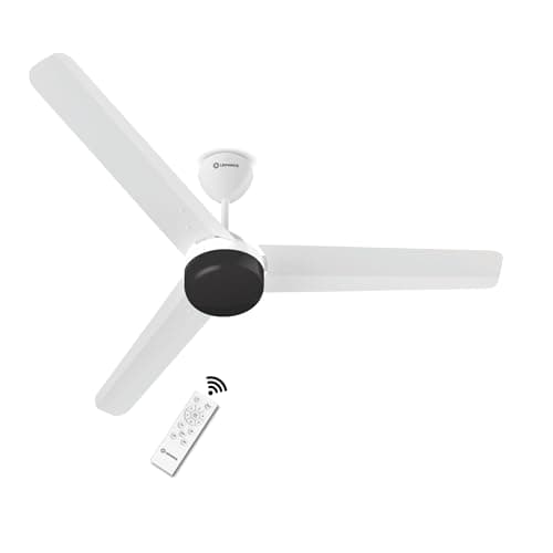 LEDVANCE Aero Master Supreme Bldc Fans Ceiling 1200mm with Remote |Ceiling Fan for Living Room | 5 Star Ceiling Fan | 50% Energy Saving | Operates Silently |Smart Timer Mode | 3 Yr Warranty-Matt White