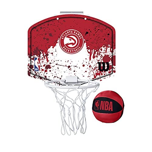WILSON NBA Team Mini Basketball Hoop Atlanta Hawks