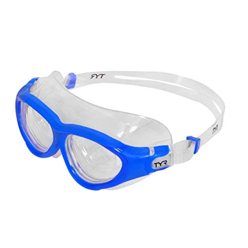 TYR Flex Frame Swim Mask Swim Goggles (Blue)