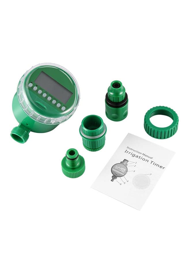 Home Water Timer Garden Irrigation Timer Controller Set Water Programs Green