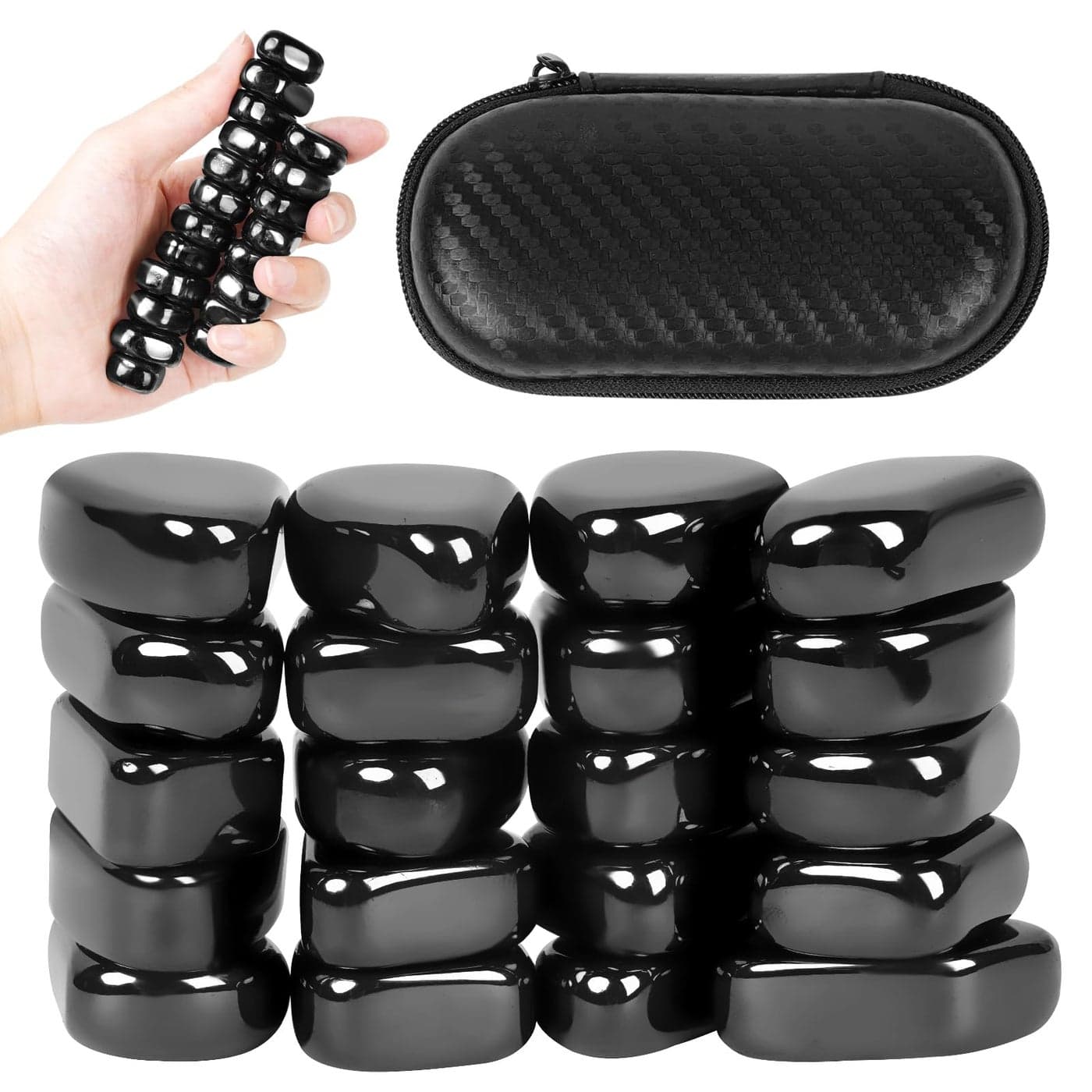 Fidget Magnet Toy for Adults Magnet Hand Roller 18PCS for Home Office Compatible with Ferrite Putty Refrigerator Desk DecorGift for Teachers Researchers